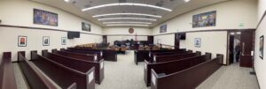 Courtroom muals, United States District Court, San Jose